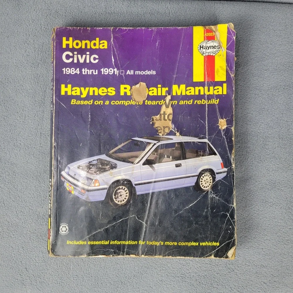 Honda Civic 1984‎ thru 1991 All Models Haynes #42023 Automotive Repair Manual